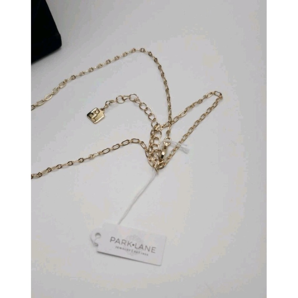 Park Lane Jewelry JAGUAR Goldtone Pendant Necklace W/ Crystal Accent 22" +3" - Picture 11 of 13